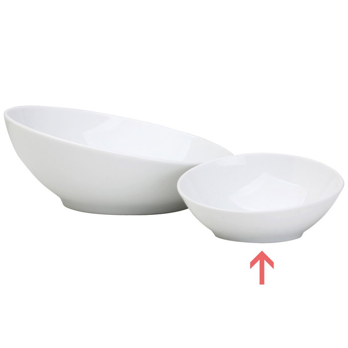 Avet Bol Inclinado Diámetro 15 cm Altura 3,5-6 cm Porcelana (6 Unidades)